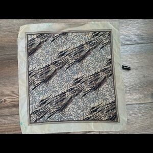 Silk Abstract Patterned Scarf